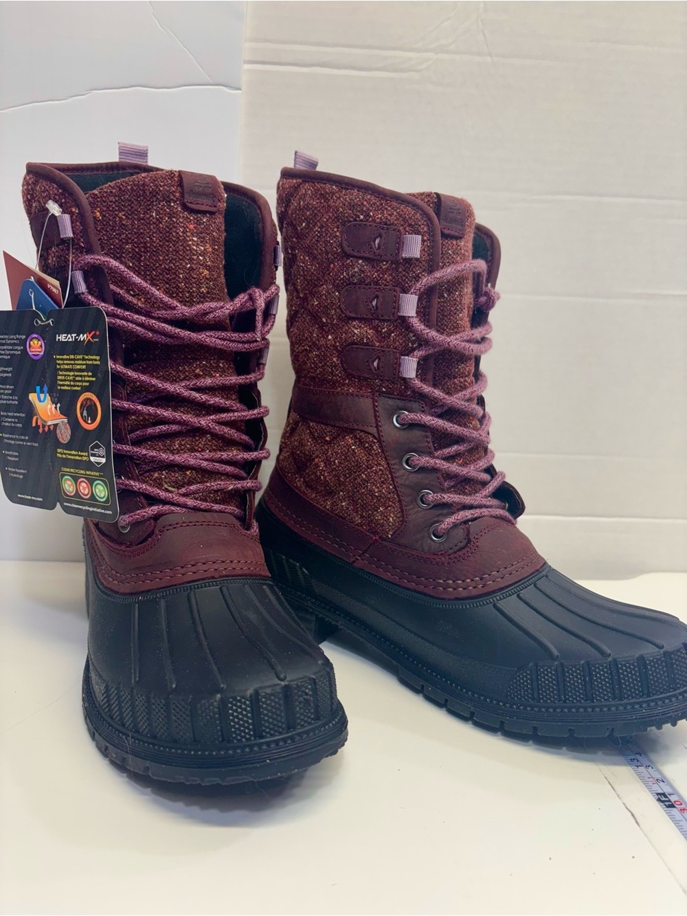 Kamik Sienna 3 Waterproof Winter Boots Burgundy US 9 / EU 40 NIB